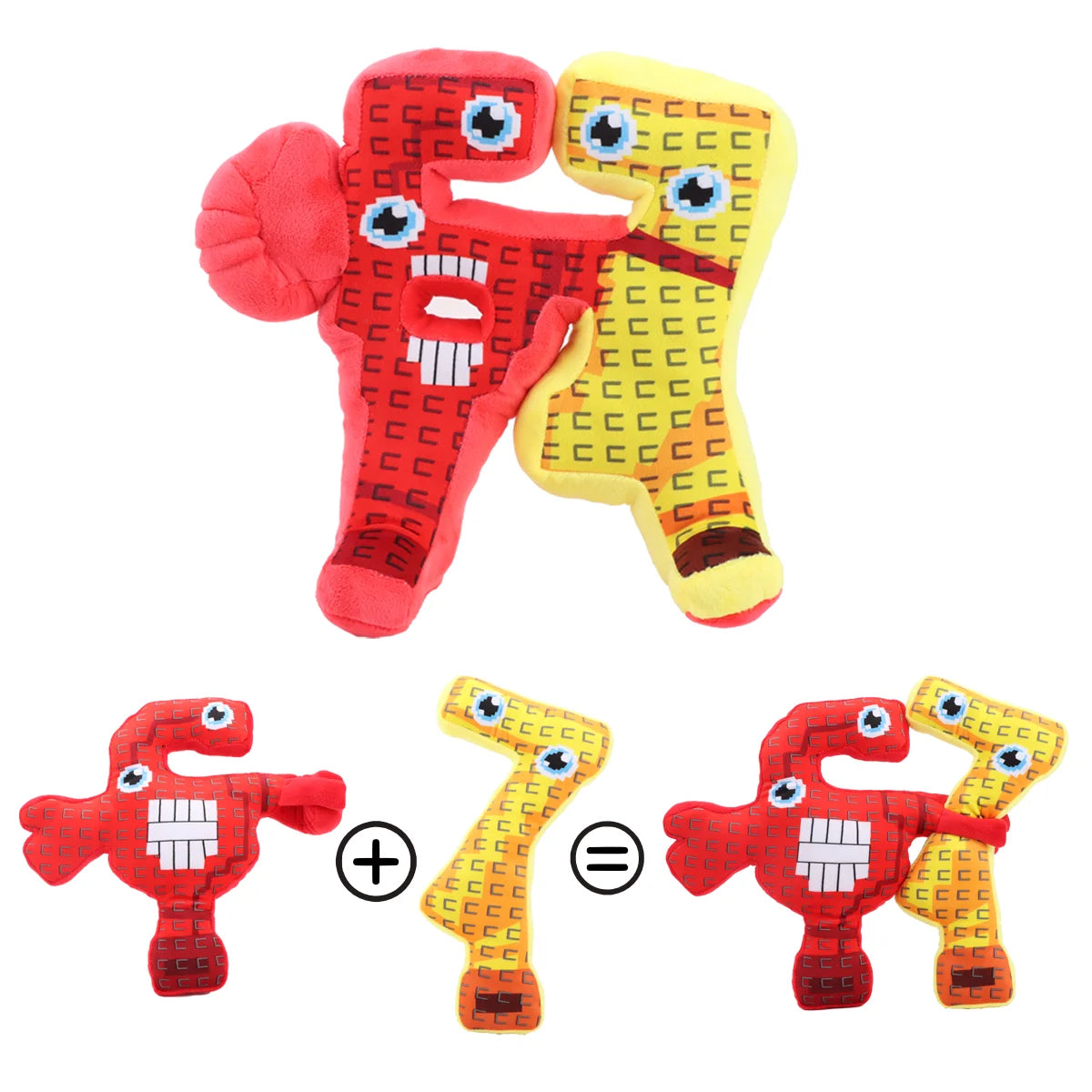 Steal A Brainrot Esok Sekolah Plush Sammy Jandel Plushie Toy