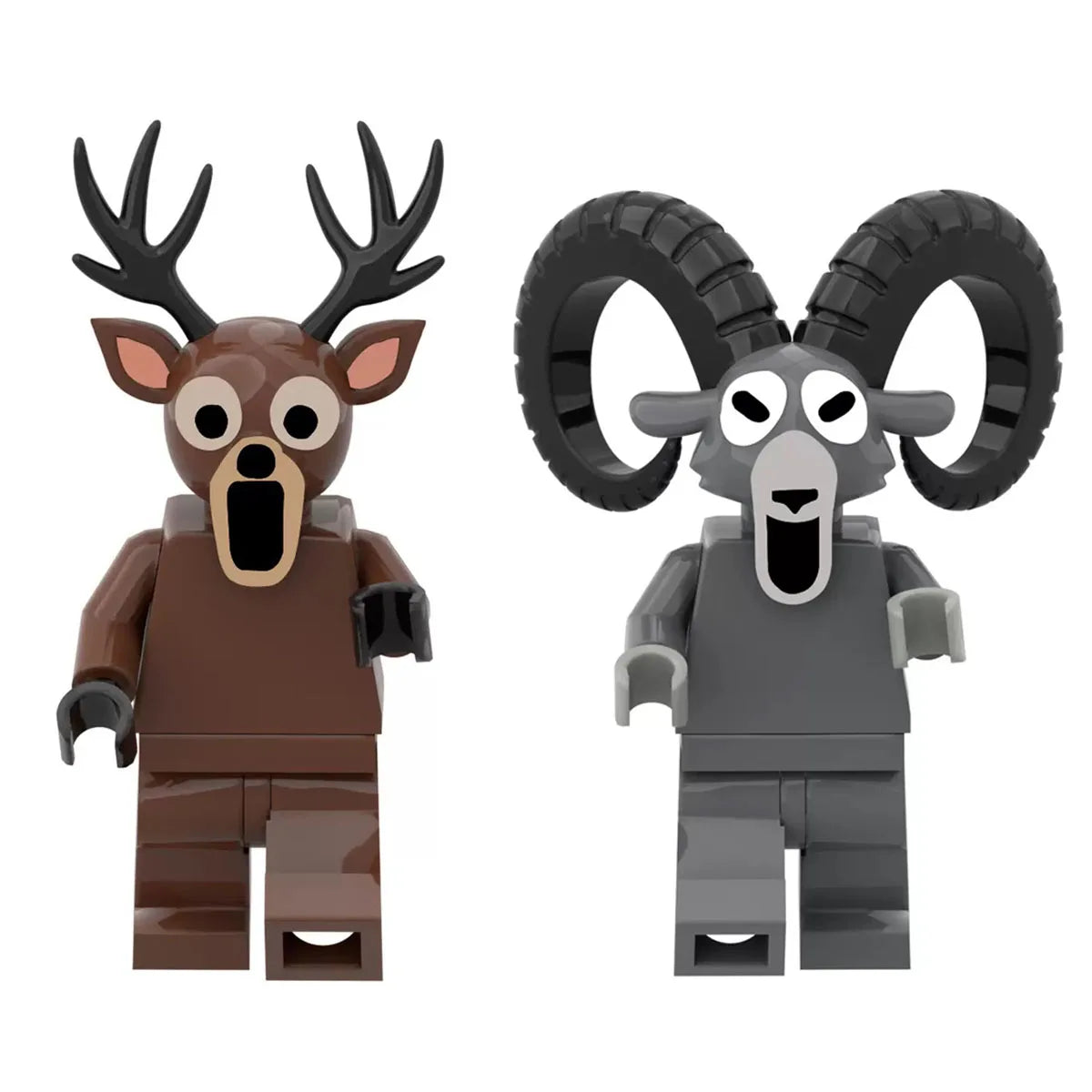 99 Nights In The Forest Deer  Monster Owl Goat Building Blocks Toys