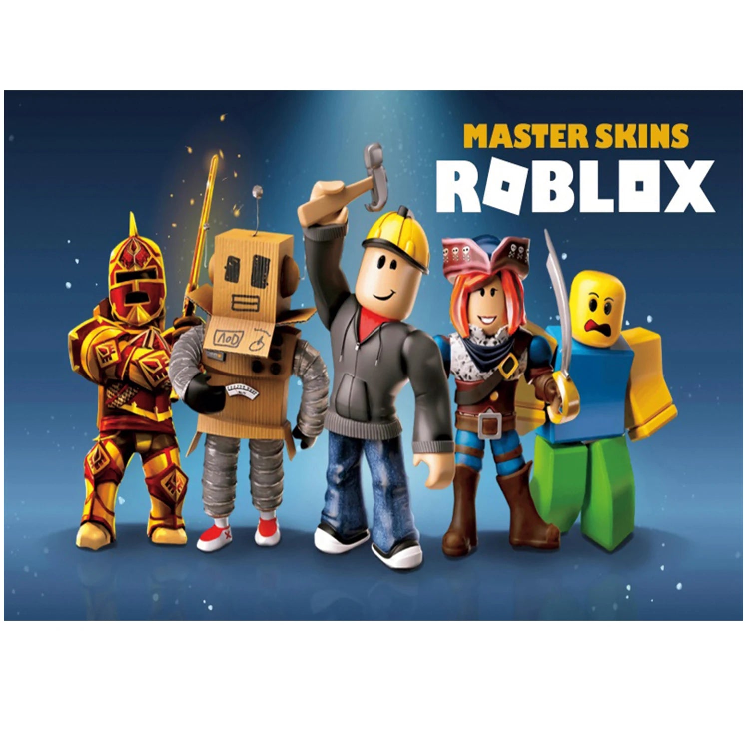 Blox theme Game Party Decoration Backdrops